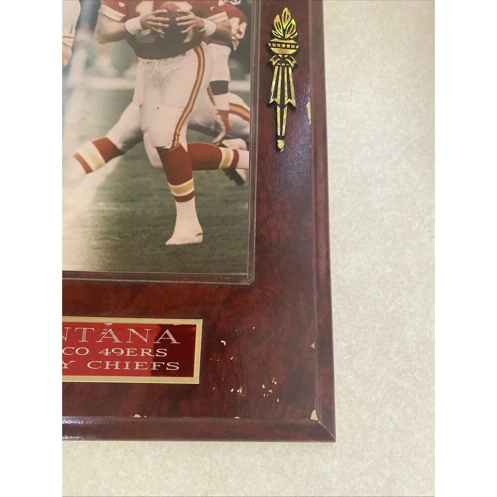 JOE MONTANA SAN FRANCISCO 49ERS FRAMED  PHOTO WALL PLAQUE DECOR